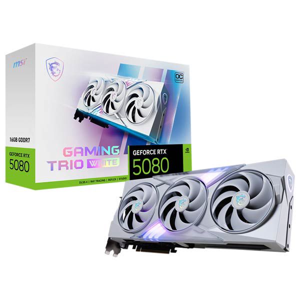 MSI GeForce RTX 5080 16GB Gaming Trio OC White — Mallar, Bakı