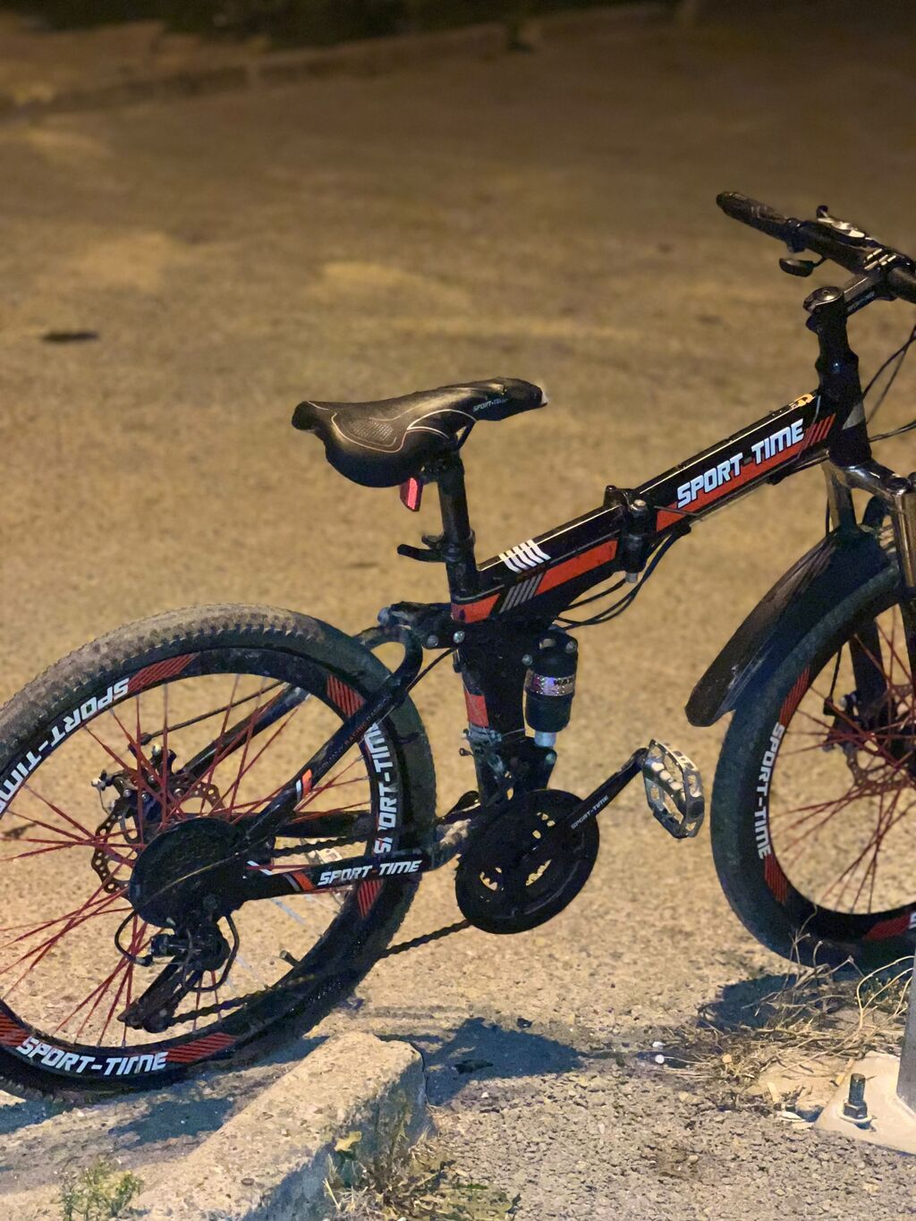Sport-Time dağ velosipedi - Çərçivə: qatlanan, yüngül ərintidən — Dağ velosipedləri, Bakı