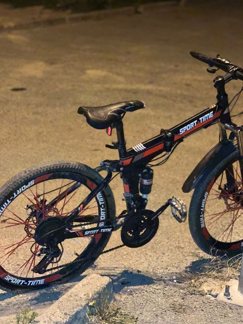Sport-Time dağ velosipedi - Çərçivə: qatlanan, yüngül ərintidən — Bakı