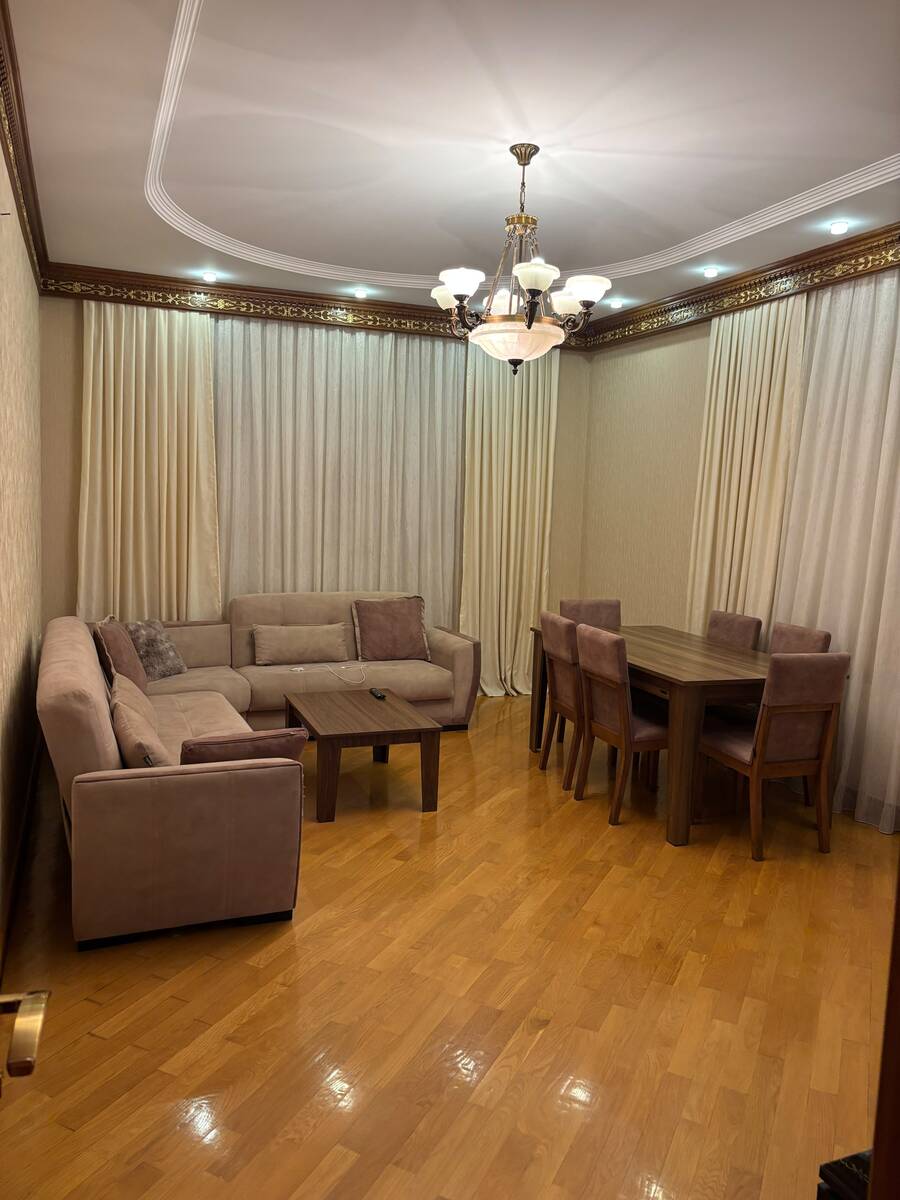 İcarəyə verilir 3 otaqlı yeni tikili 130 m² — Mənzil, Bakı (4)