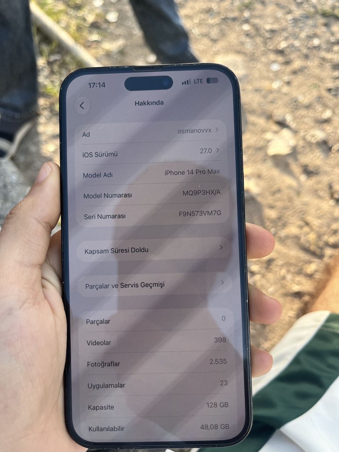 Apple iPhone 14 Pro Max Space Black 128GB/6GB — Smartfonlar, Bakı (3)
