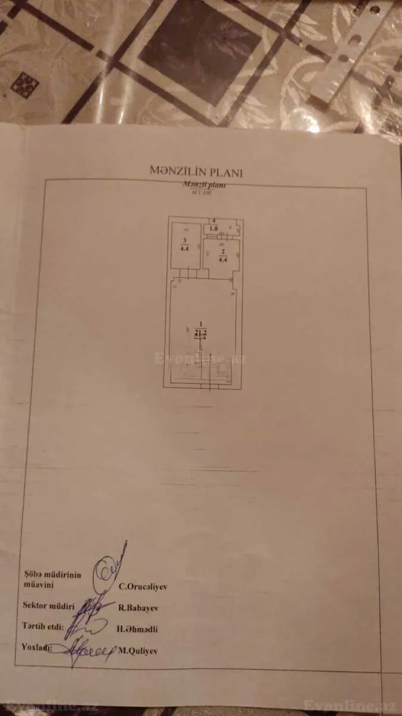 Satılır 1 otaqlı Mənzil Köhnə tikili 31 m² Bakı, Nərimanov r., Gənclik m — Mənzil, Bakı (8)