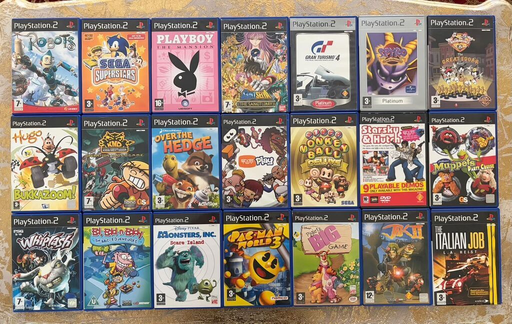 PlayStation 2 üçün orijinal oyun diskləri — Konsol oyunları, Xırdalan