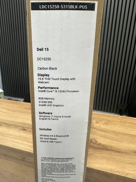 Noutbuk Dell 15 DC15250 — Bakı