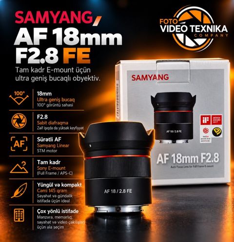 Samyang AF 18mm F2.8 FE — Bakı