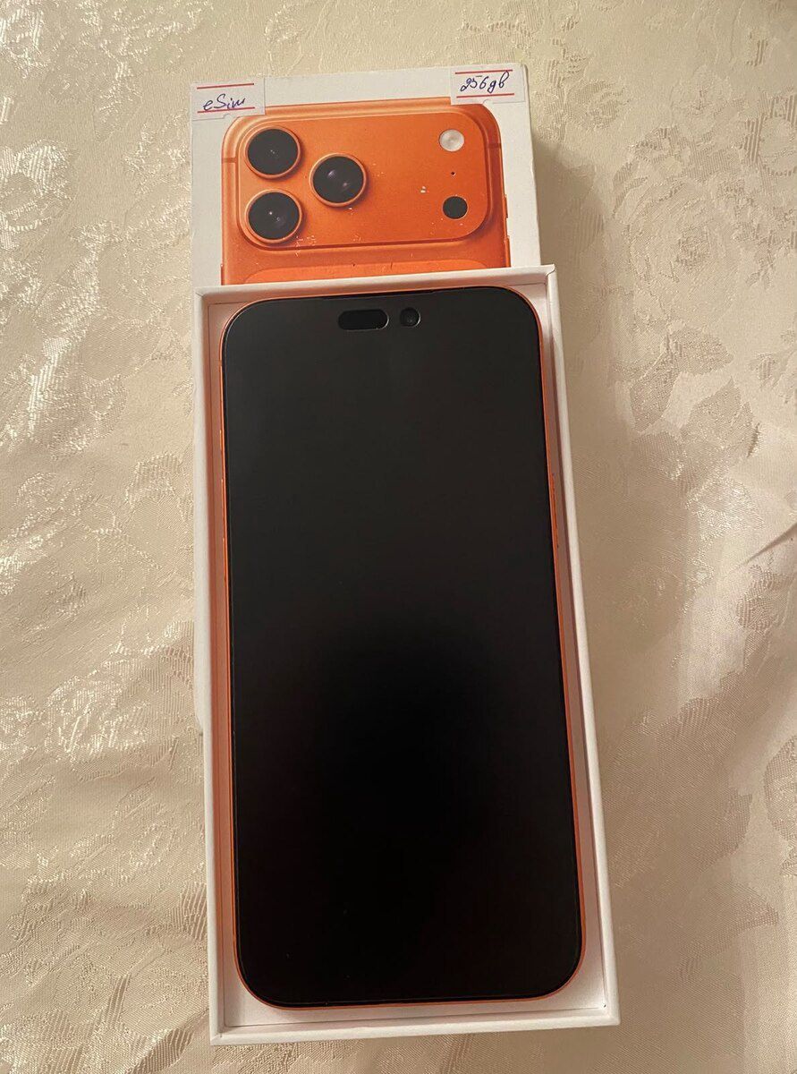 Apple iPhone 17 Pro Max Cosmic Orange 256GB/12GB — Smartfonlar, Bakı