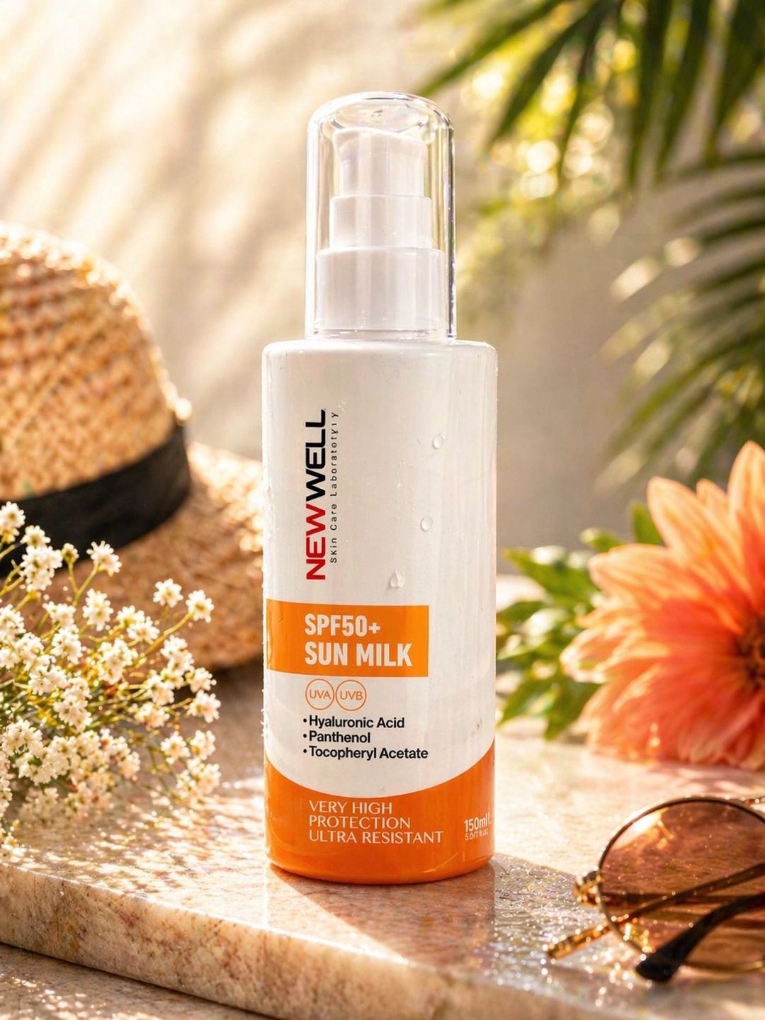 Günəşdən qoruyucu süd New Well Airy, SPF 50+, 150 ml — Mallar, Bakı