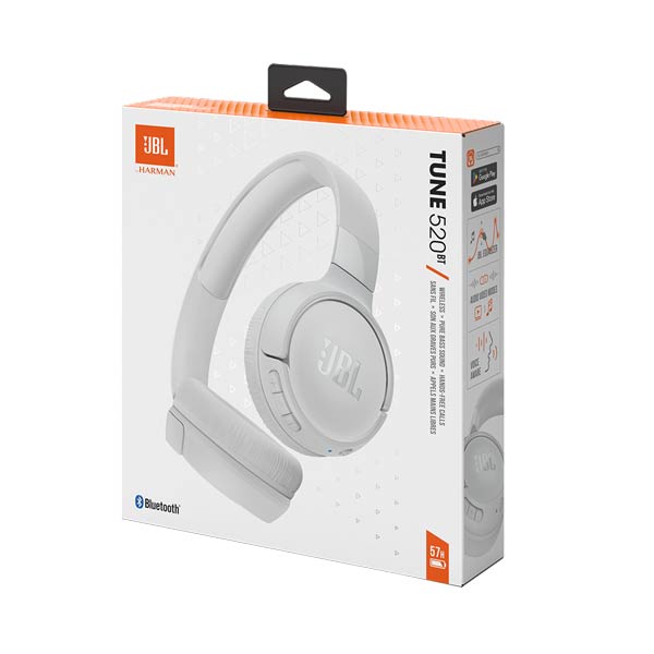 JBL T520BT Wireless White Headphones — Mallar, Bakı