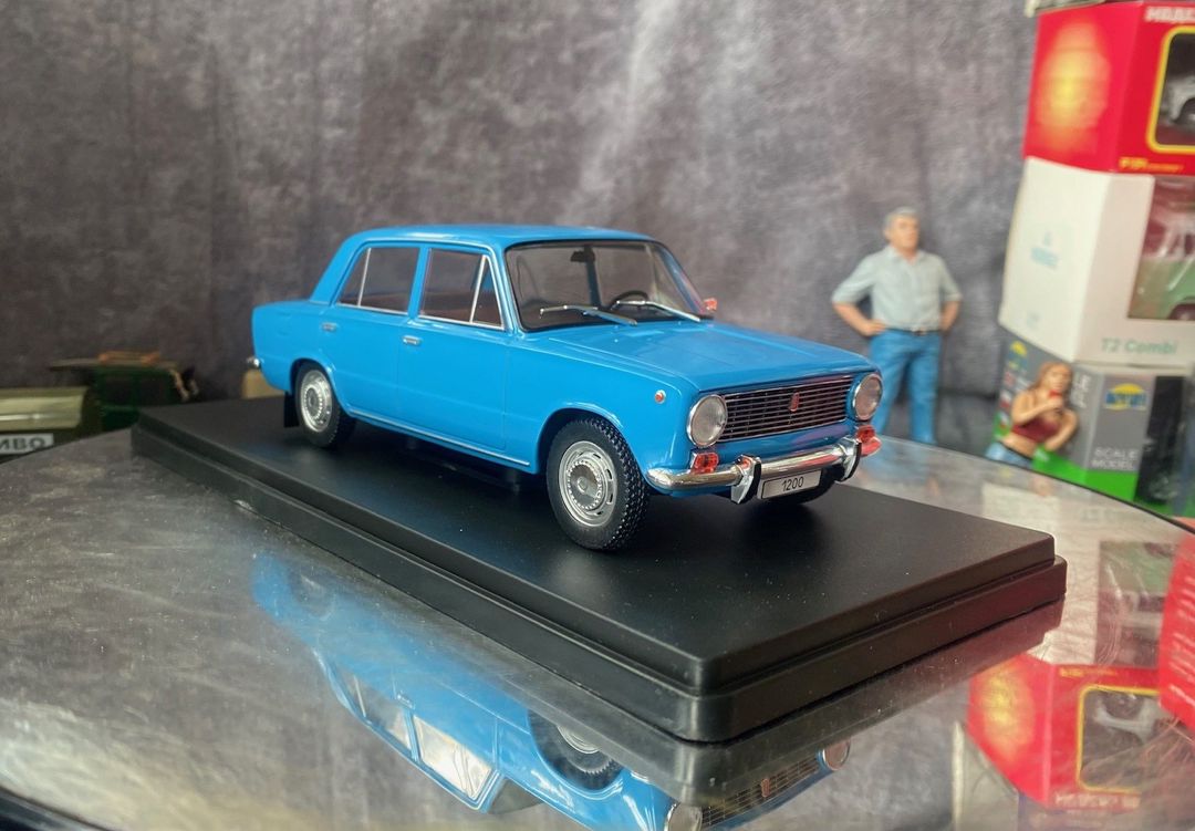 Коллекционная модель VAZ-2101 Lada 1200 blue 1970 — Kolleksiyalar, Bakı (9)