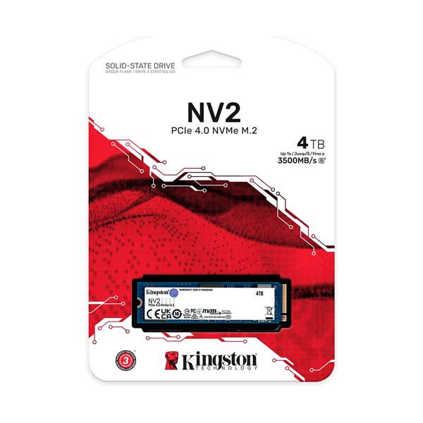Kingston 4TB NV2 PCIe NVMe SSD SNV2S/4000G — Mallar, Bakı