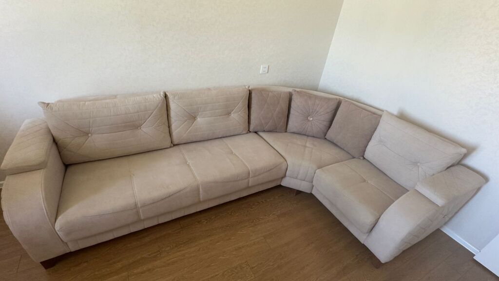 Künc divan, İşlənmiş, Açılan, Bazalı, Parça — Divanlər, Bakı (5)