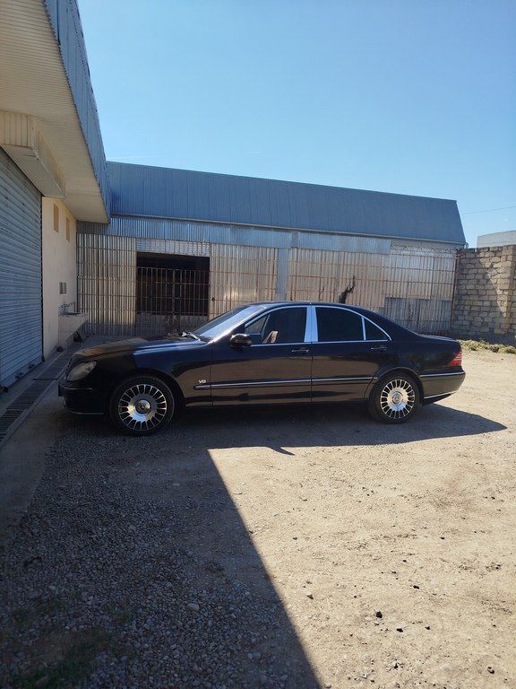 Mercedes S 430, 4.3 L, 2000 il, 400 700 km 77-FL-751 — Avtomobillər, Şəmkir (9)