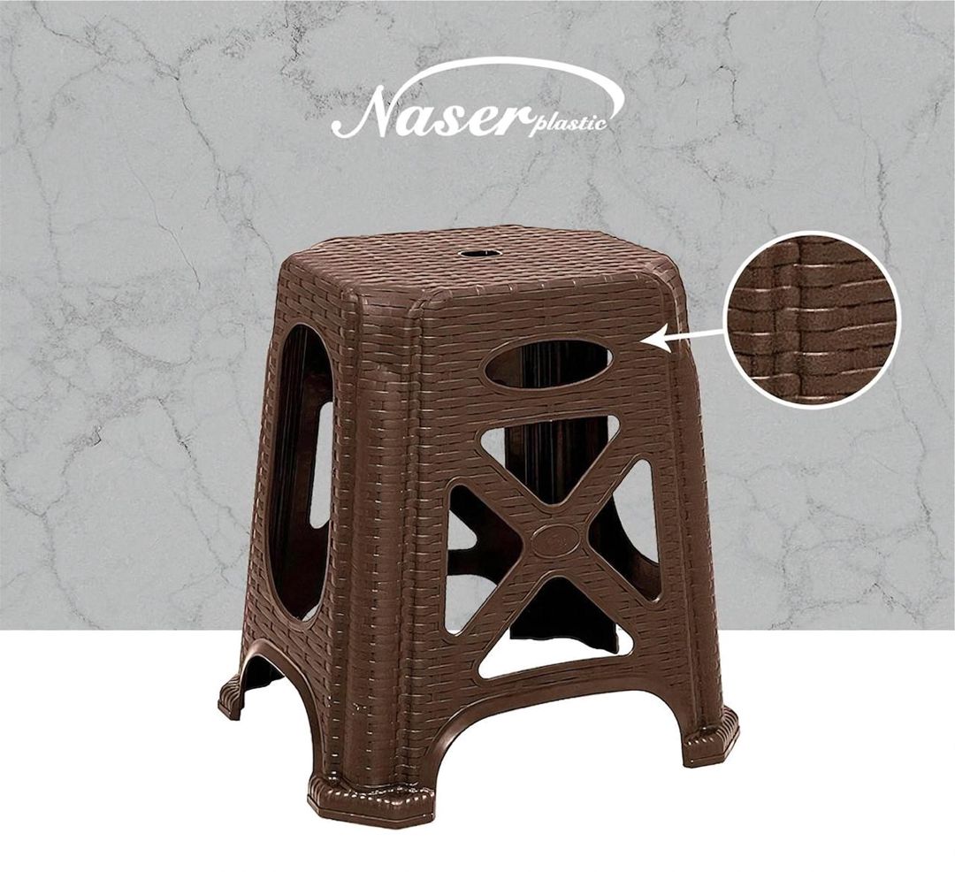 Bağ üçün taburet, plastik, 35x45 sm, qəhvəyi — Mallar, Bakı (2)