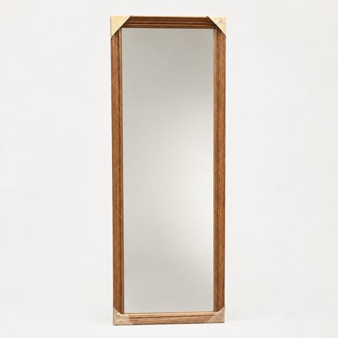 Döşəməüstü güzgü, 55x160 sm, Qəhvəyi, Taxta/Şüşə — Bakı