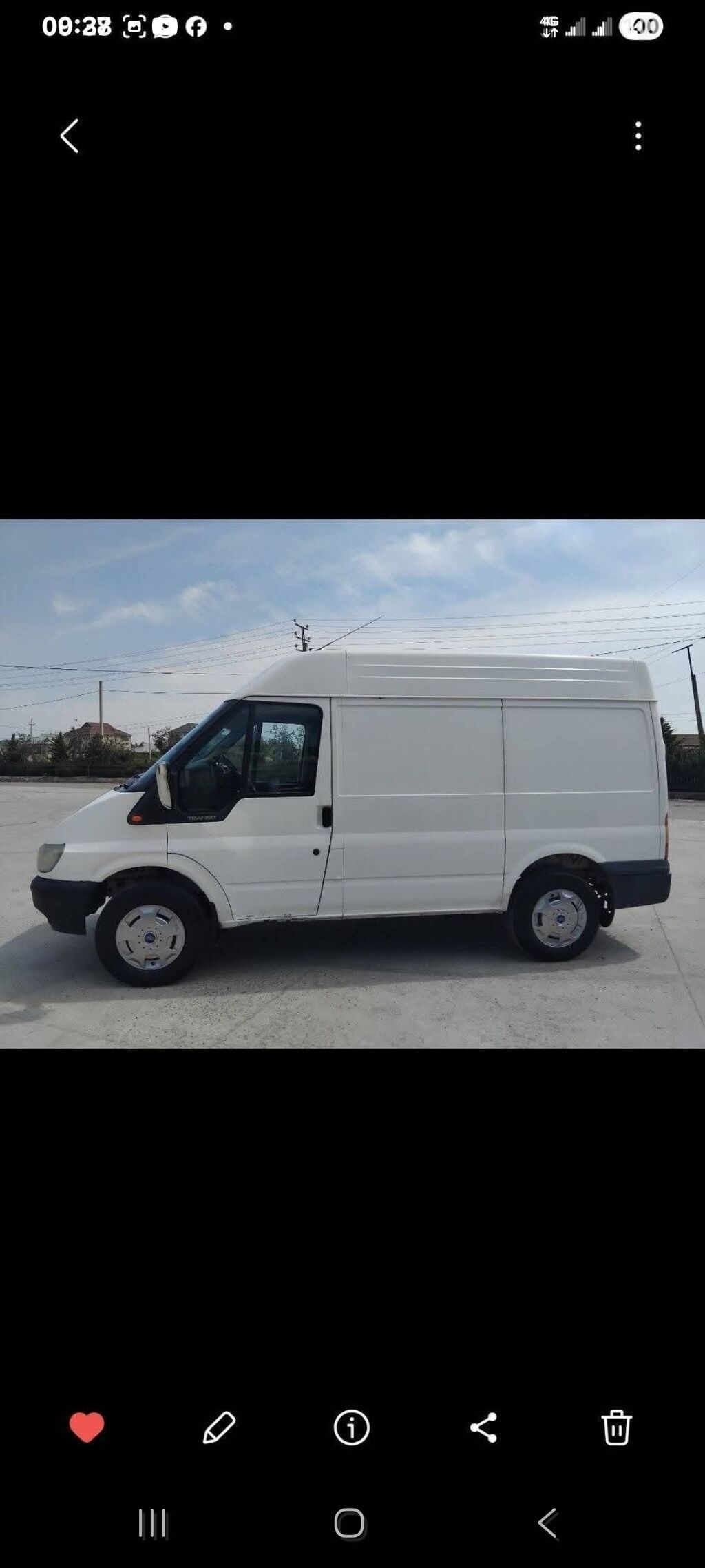 Ford Transit: 2.4 l 2001 il 431000 km Van body type 30-BM-654 — Avtomobillər, Qobustan (2)