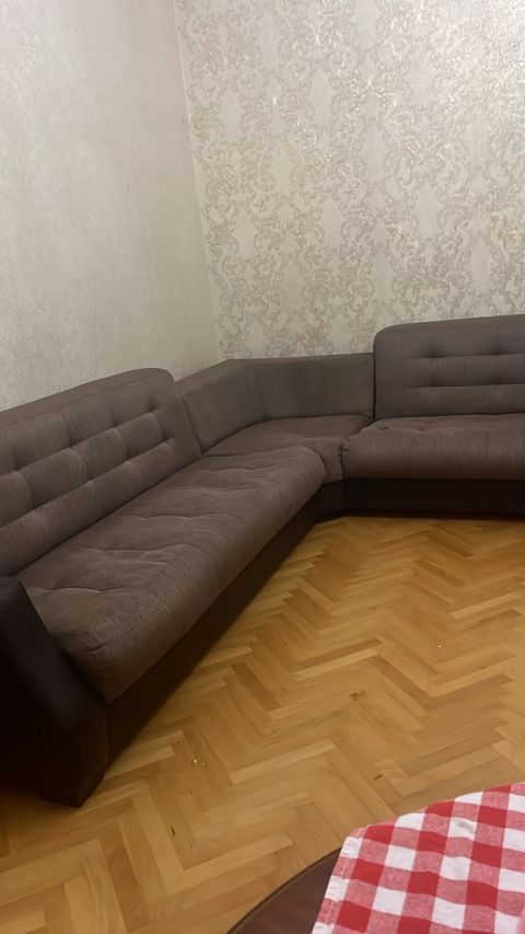 Künc divan – geniş U/L formalı, 3 hissədən ibarət modul quruluş — Bakı