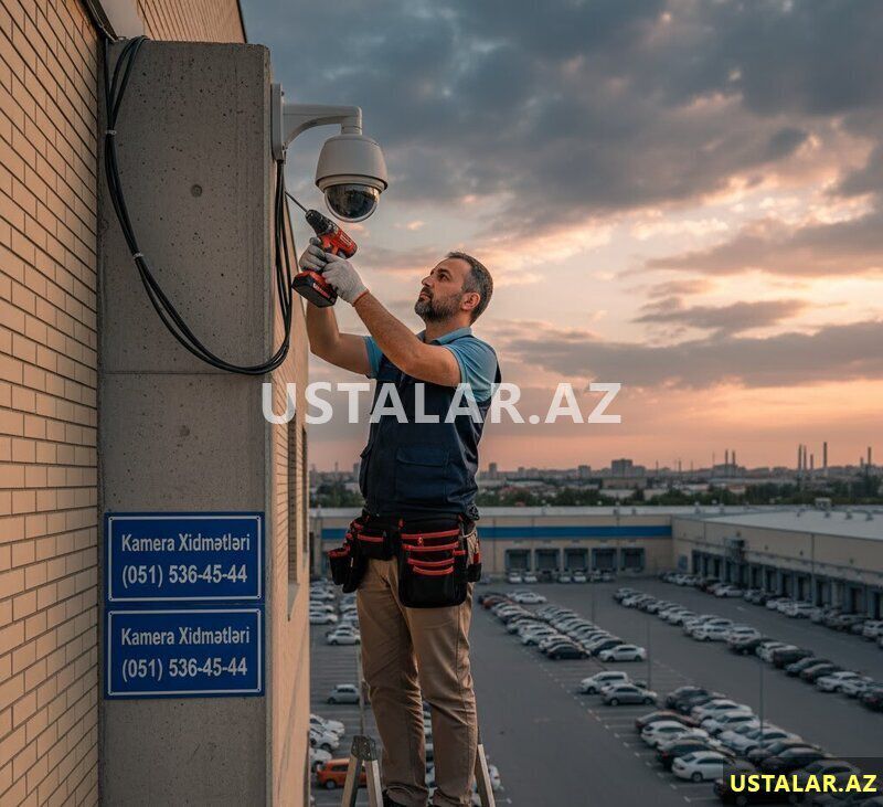 Kamera ustasi — Təhlükəsizlik sistemlərinin təmir və qurulması, Bakı (7)