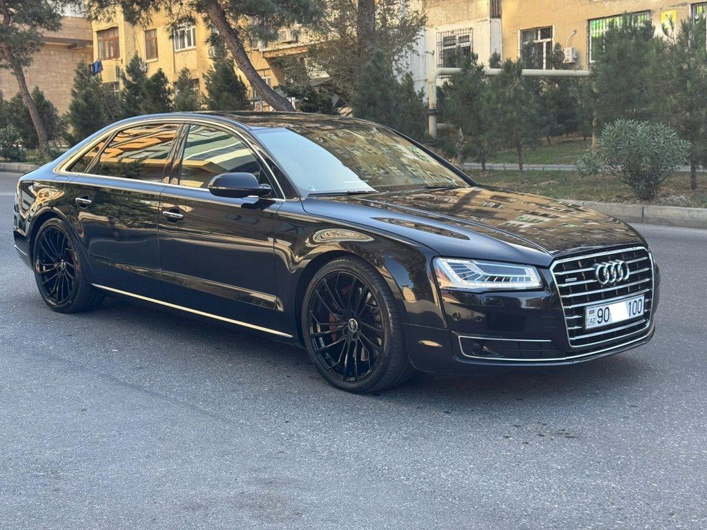 Audi A8, 4.0 L, 2014 il, 206 000 km — Avtomobillər, Bakı (2)