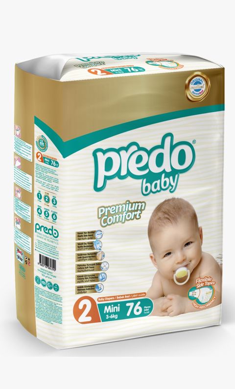 Uşaq bezi Predo Baby Mini 2, 3-6 kq, 76 əd — Bakı
