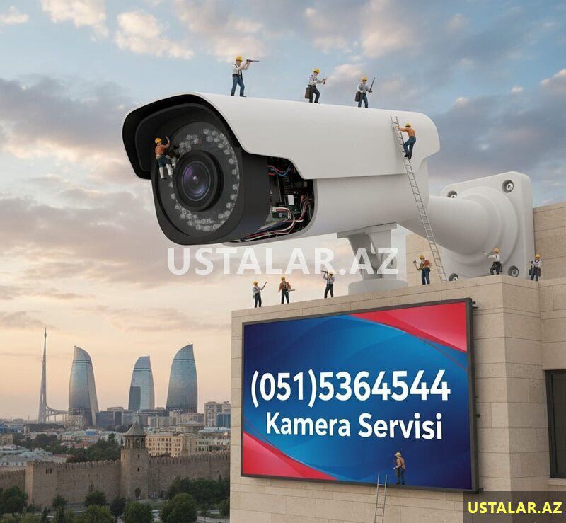 Kamera ustasi — Təhlükəsizlik sistemlərinin təmir və qurulması, Bakı (2)