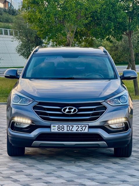 Hyundai Santa Fe, 2.0 L, 2016 il, 177 158 km — Bakı