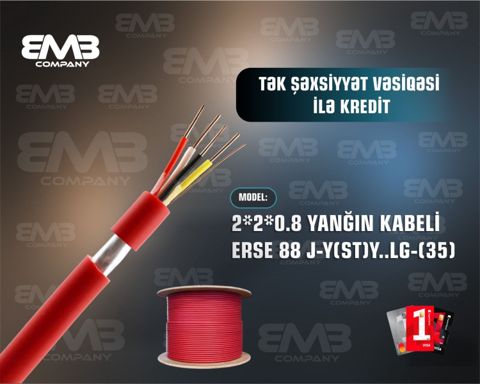Yanğın kabeli "Erse 88 J_y(st)y LG_35" — Bakı