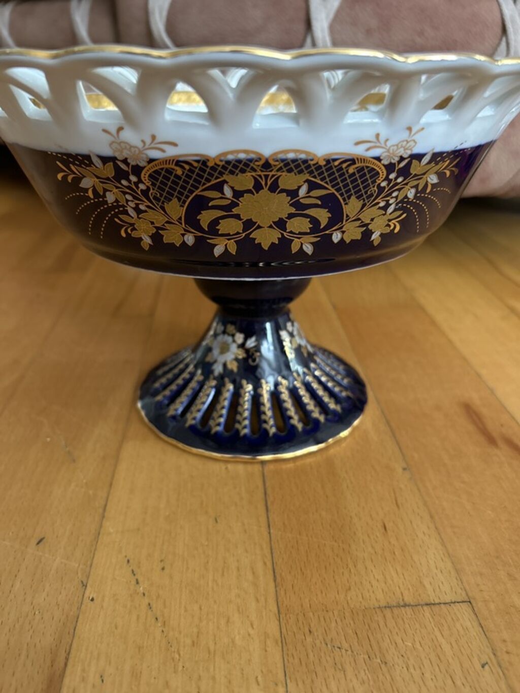 Porselėn ayaqlı meyvə/qənnadı qabı - Material: yüksək keyfiyyətli — Süfrə qabı, Bakı (2)
