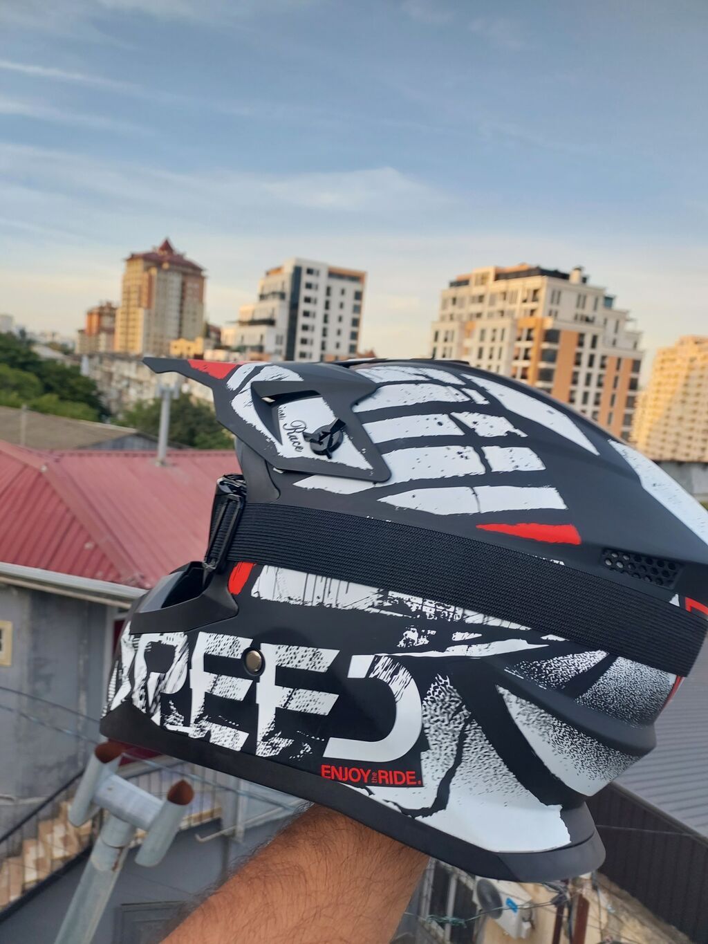 Off-Road (Cross) Moto kask satıram Məhsul yenidir, istifadə — Motosiklet geyimi, Bakı (6)