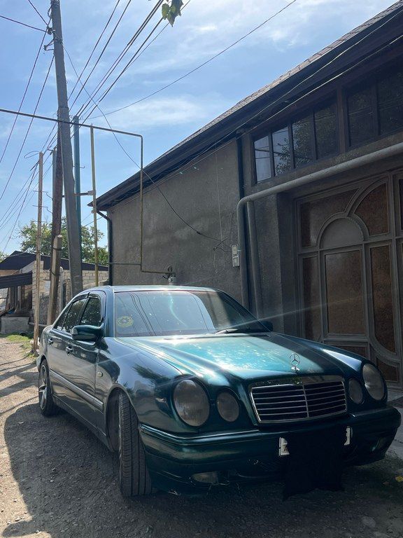 Mercedes E 320, 3.2 L, 1995 il, 250 000 km — Avtomobillər, Şəmkir (5)
