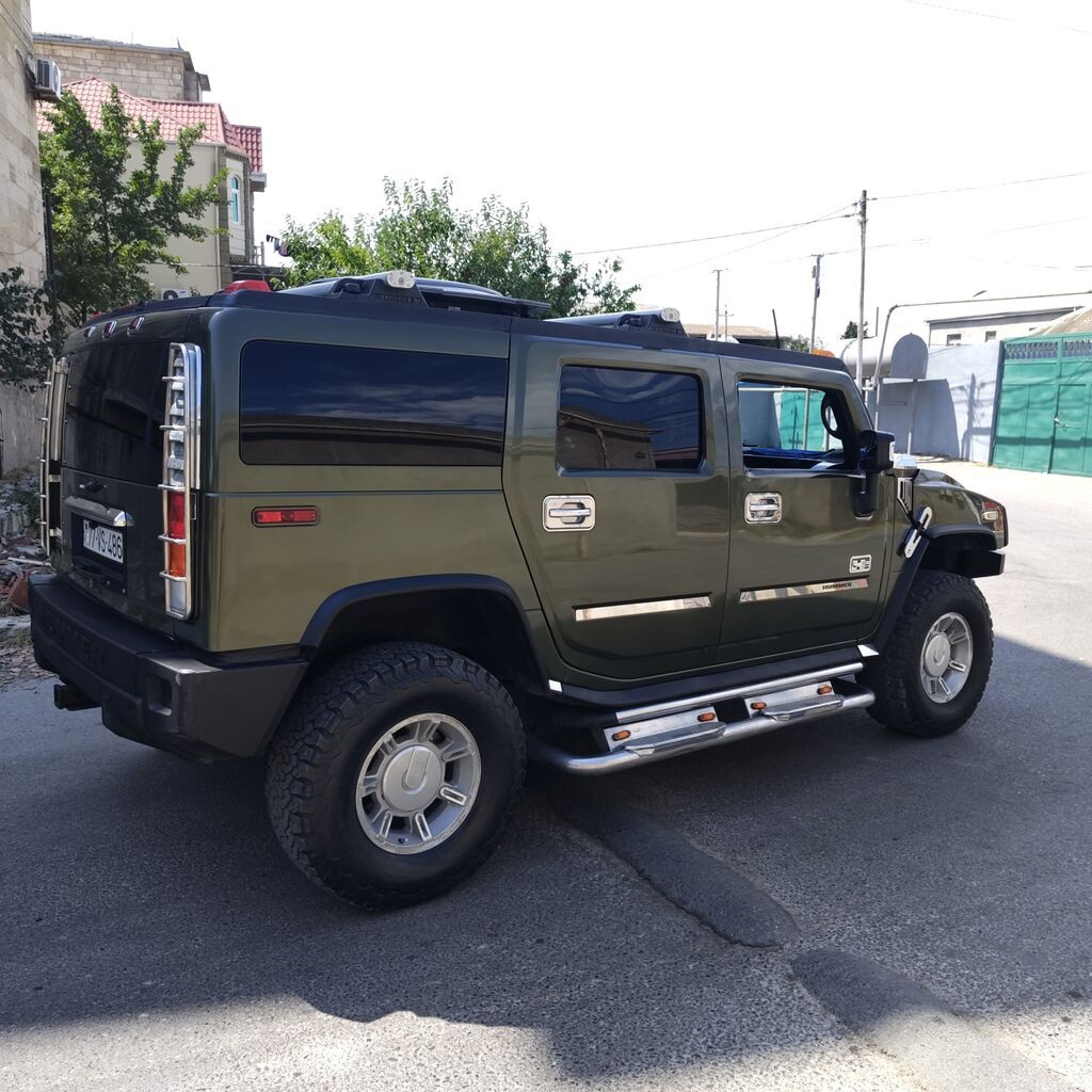 Hummer H2 SUV – ofroud və şəhər üçün güclü və komfortlu model 77-VS-486 — Avtomobillər, Masazır (2)