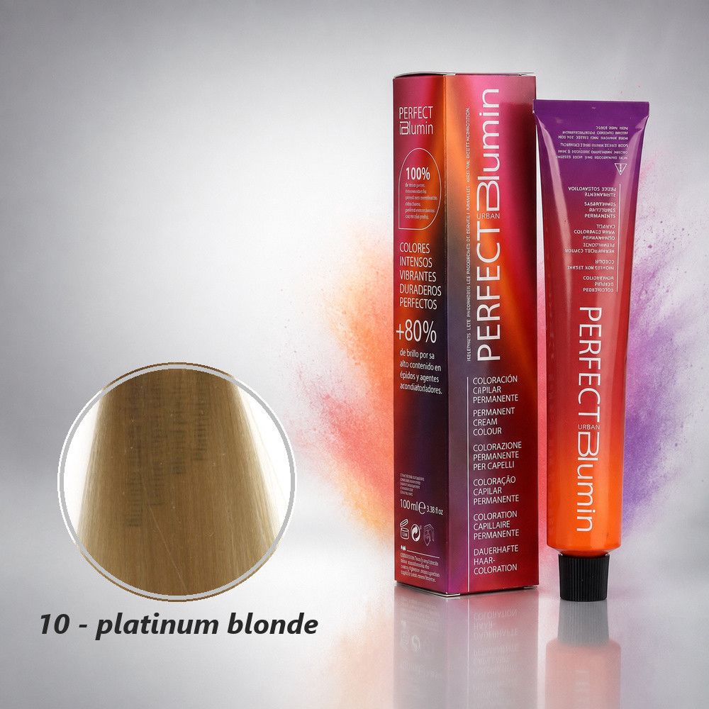 Saç boyası Tahe Perfect Blumin Urban 10 Platinum Blonde 100 ml — Mallar, Bakı (2)