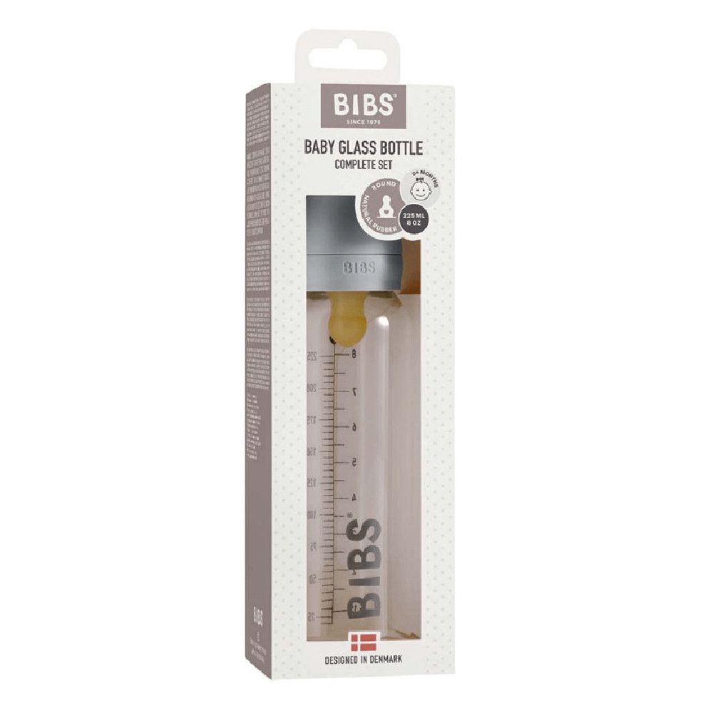 Qidalanma üçün qab Bibs, lateks/şüşə, mavi, 225 ml — Mallar, Bakı