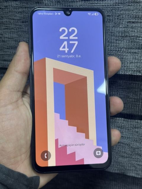 Samsung Galaxy A15, 256 GB, rəng - Göy, Zəmanət, Barmaq izi, İki sim kartlı — Bakı
