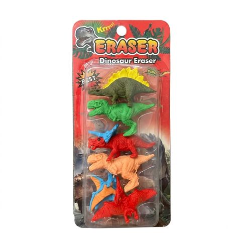 Fiqur dəsti Dinosour Eraser, rezin, 3-5 yaş, 5 əd — Bakı