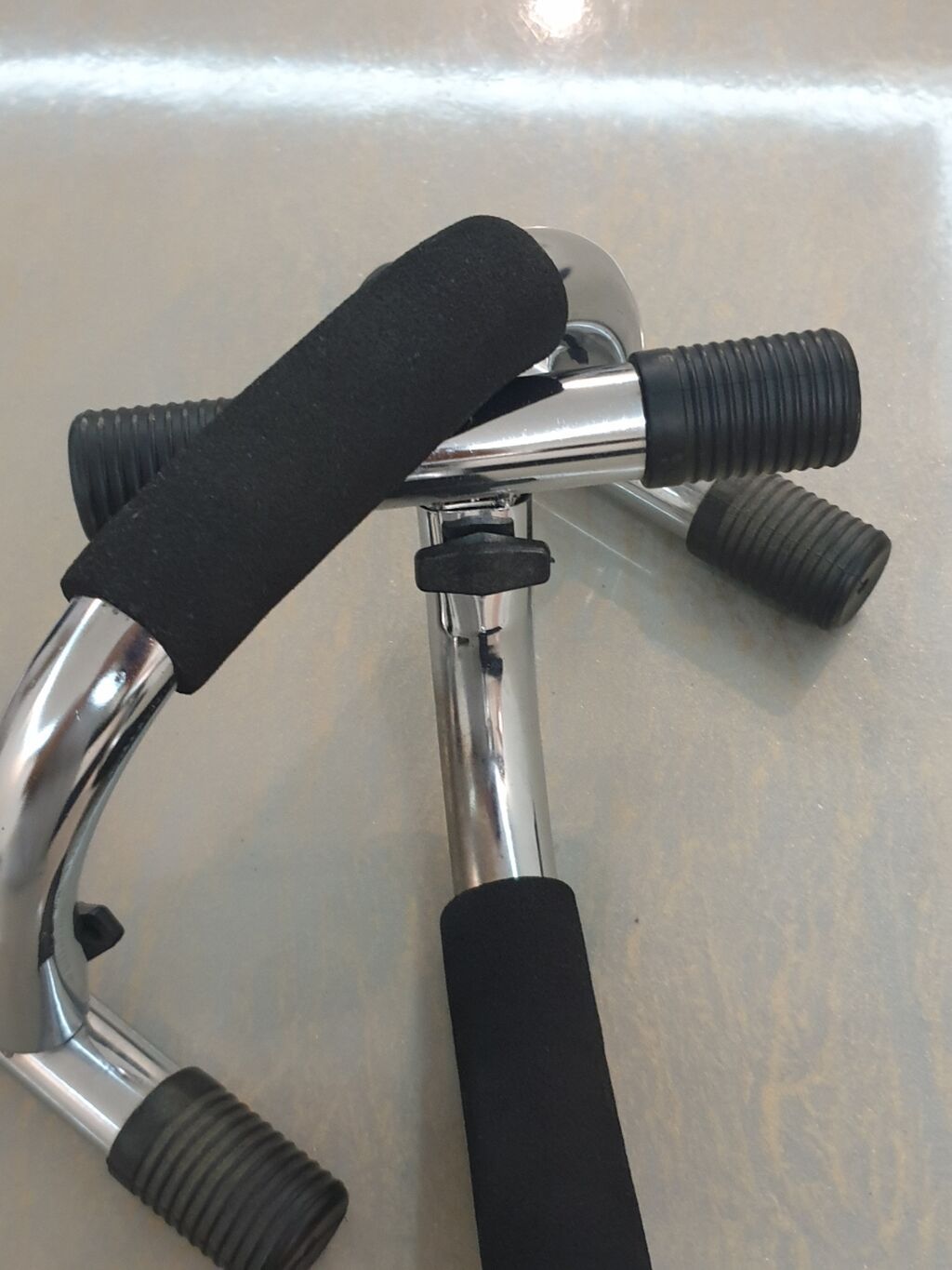 Push-up dəstəyi (2 ədəd) - Material: parlaq xromlanmış möhkəm metal — Digər simulyatorlar, Bakı (3)
