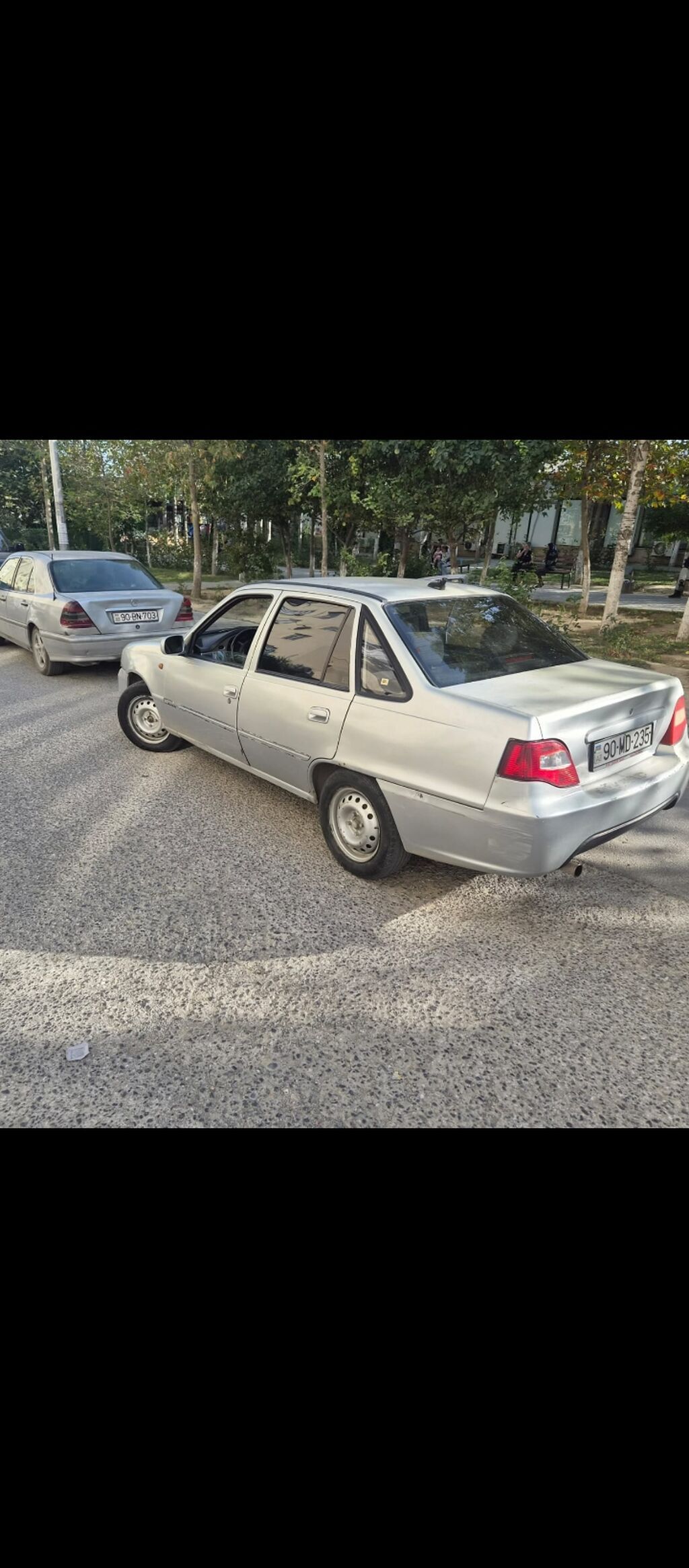 Daewoo Nexia, sedan, gümüşü rəng. - Yanacaq: benzin - Sürətlər qutusu 90-MD-235 — Avtomobillər, Bakı (8)