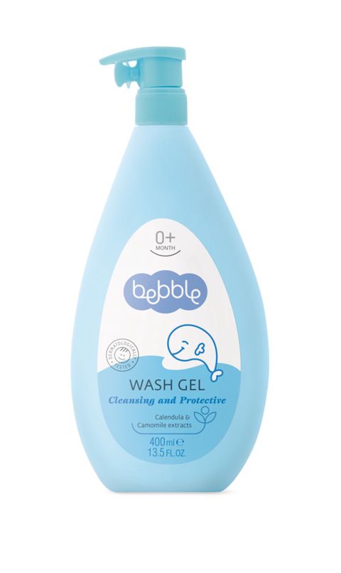 Duş geli uşaqlar üçün Bebble gülümbahar və çobanyastığı ekstraktı ilə 400 ml — Bakı