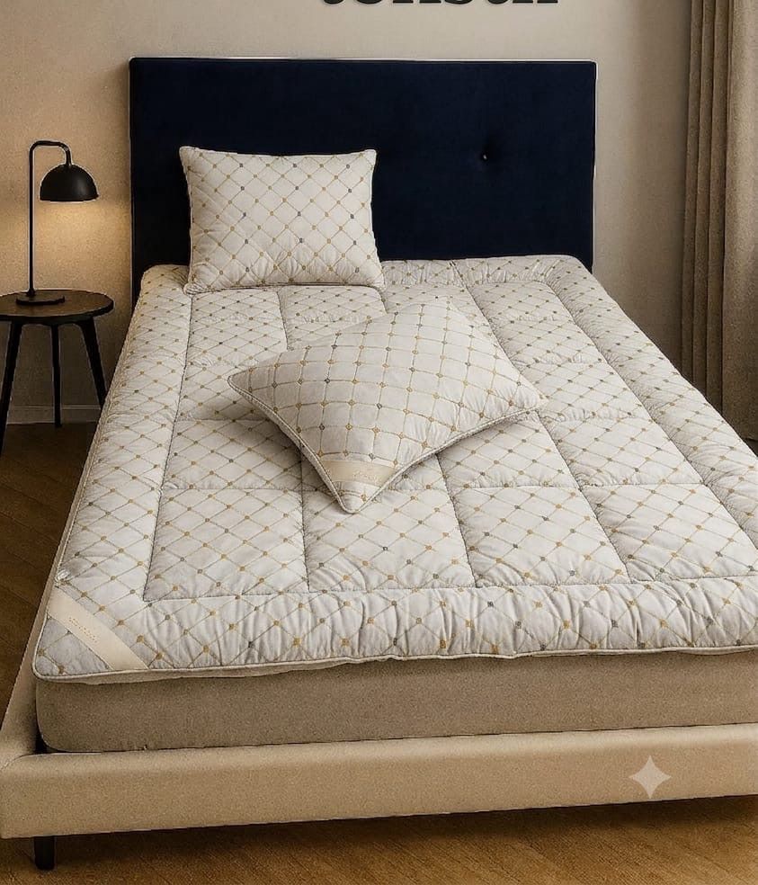 Yataq dəsti Sonna Dor, döşək 100x200 sm, yorğan 155x215 sm, yastıq 50x70 sm — Mallar, Bakı (2)