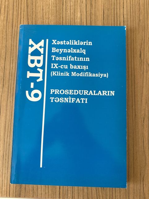 Kitab Prosedurların təsnifatı — Bakı