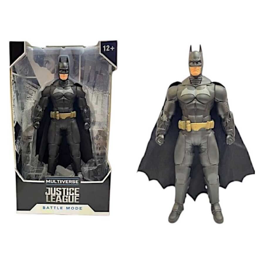 Cizgi filmlərindən və filmlərdən fiqur DC Multiverse Batman Justice League Battle Mode, yüksək keyfiyyətli sərt plastik, hərəkətli ətraf hissələr (əllər, ayaqlar), 12+ yaş, şəffaf vitrin qutu - BT0851 — Mallar, Bakı