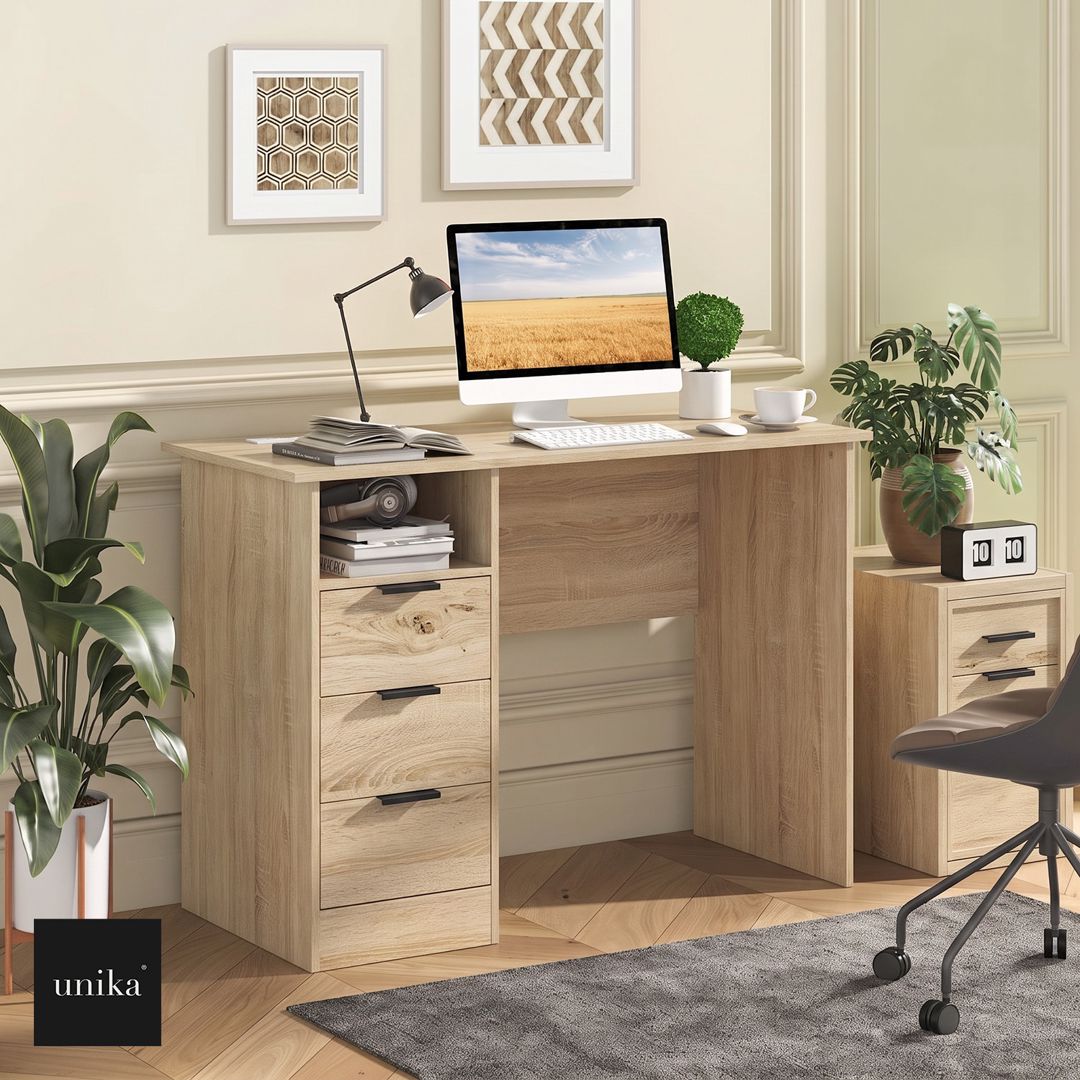 Kompüter masası 10613, Ldsp, 108x75x48 sm, sonoma — Mallar, Bakı