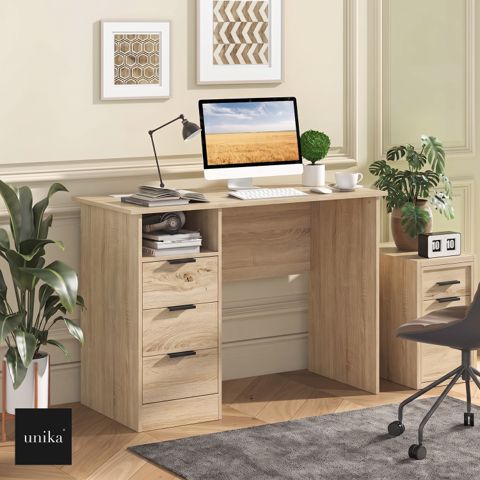 Kompüter masası 10613, Ldsp, 108x75x48 sm, sonoma — Bakı