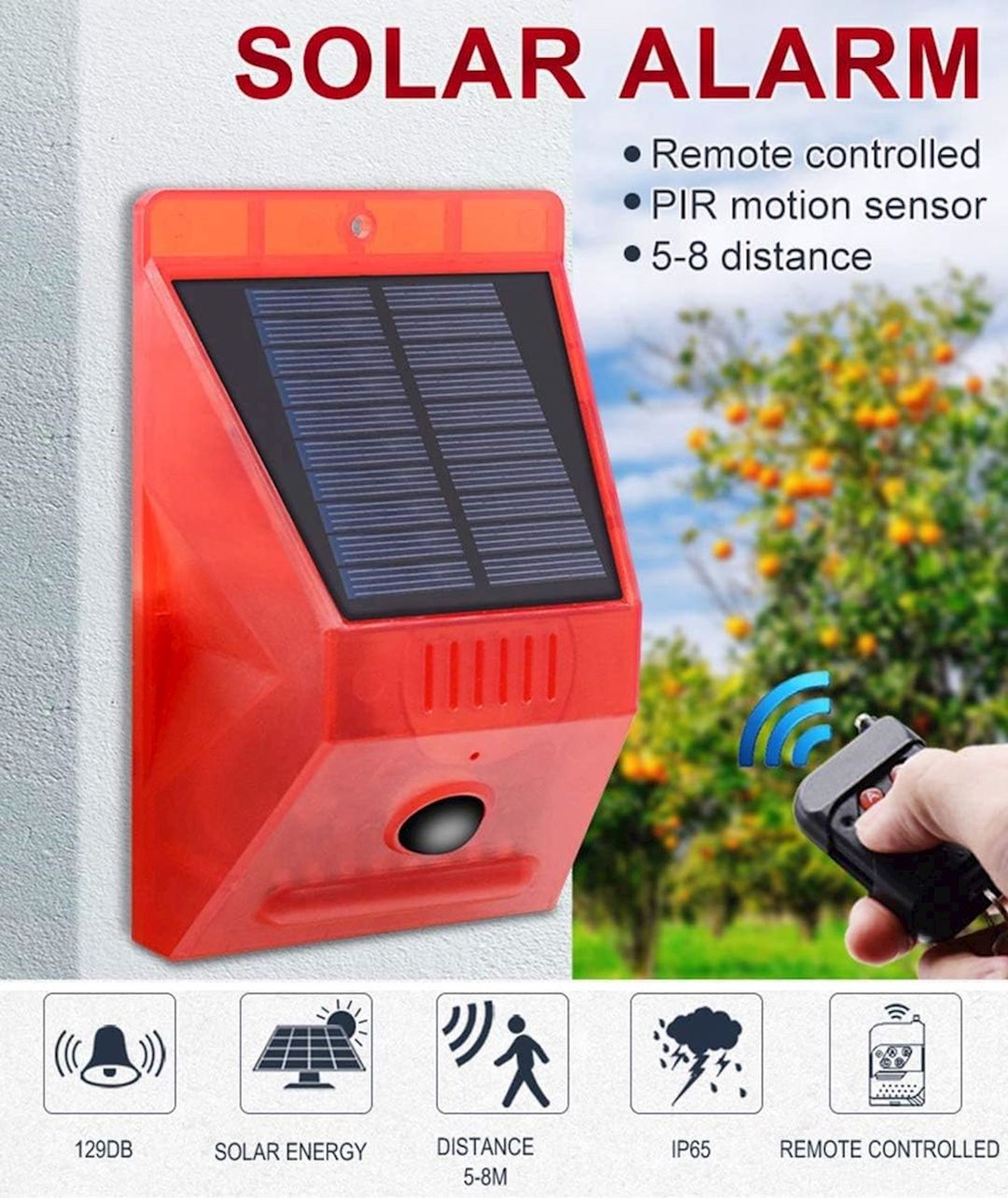 Günəş enerjisi ilə işləyən heyvan qorxuducusu Solar B085 — Mallar, Bakı (3)
