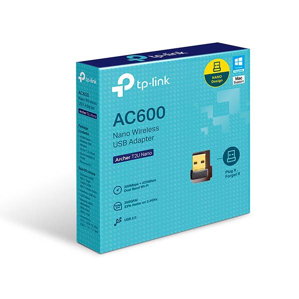 TP-Link Archer T2U AC600 Nano Wireless USB Adapter — Mallar, Bakı