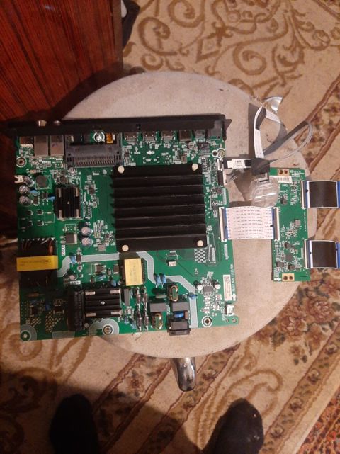 Televizor ana platası və port paneli komplekti - Şəkillərdəki tam — Bakı