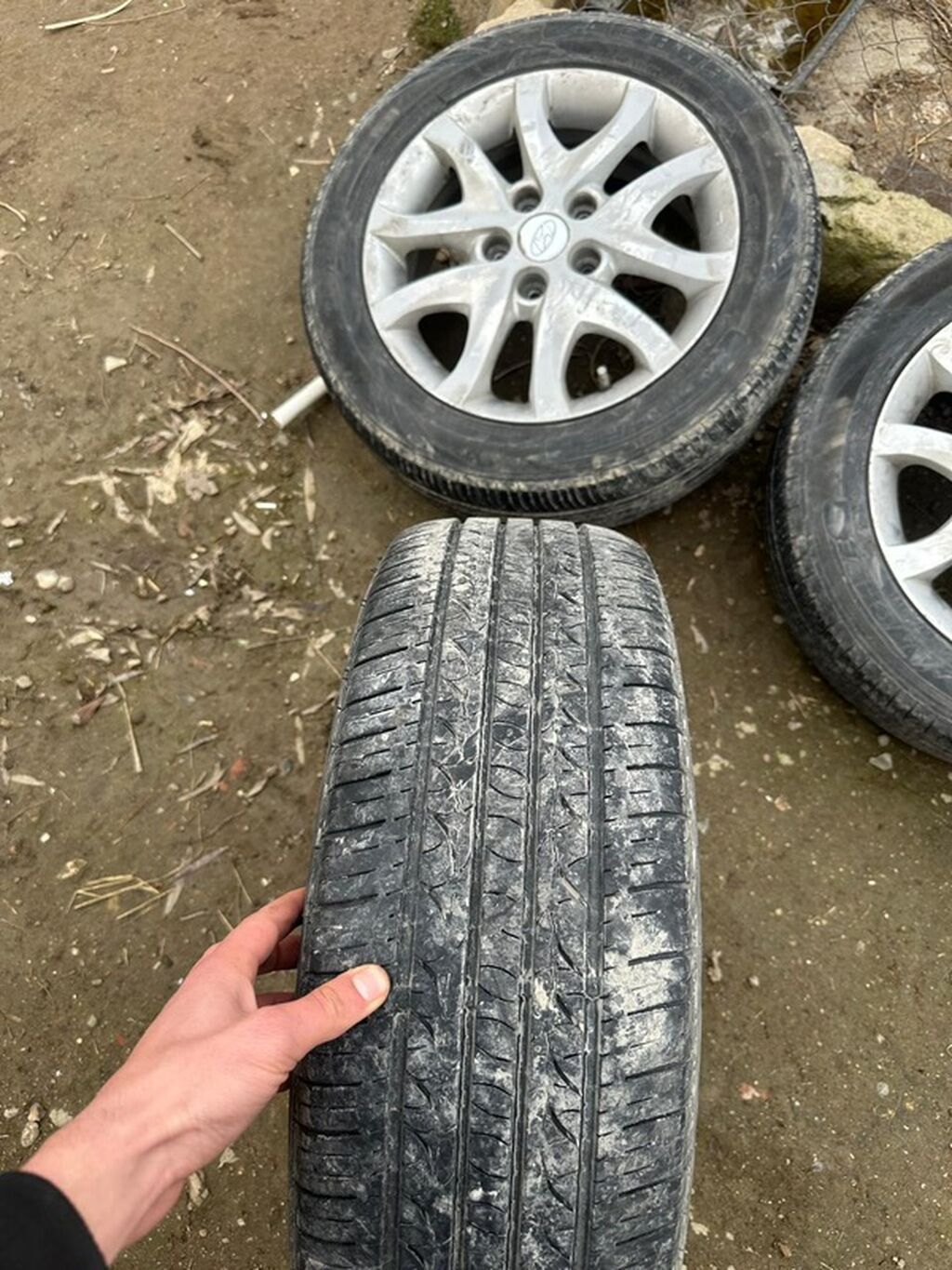 Hyundai orijinal yüngül lehimli disklər və təkər komplekti (4 — Diskləri, Bakı