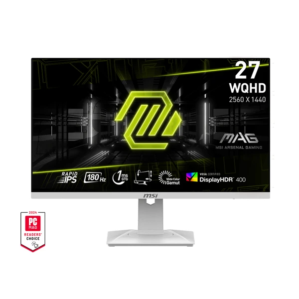 MSI MAG 274QRFW Whıte Gaming Monitor — Bakı