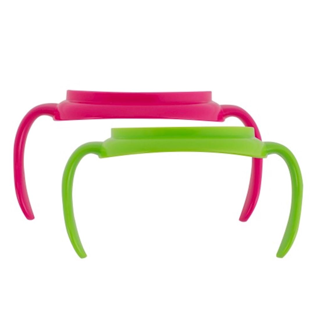 Uşaq su qabı üçün tutacaq dəsti Dr. Brown's Transition Cup Handles, çəhrayı/yaşıl, 2 əd — Mallar, Bakı (2)