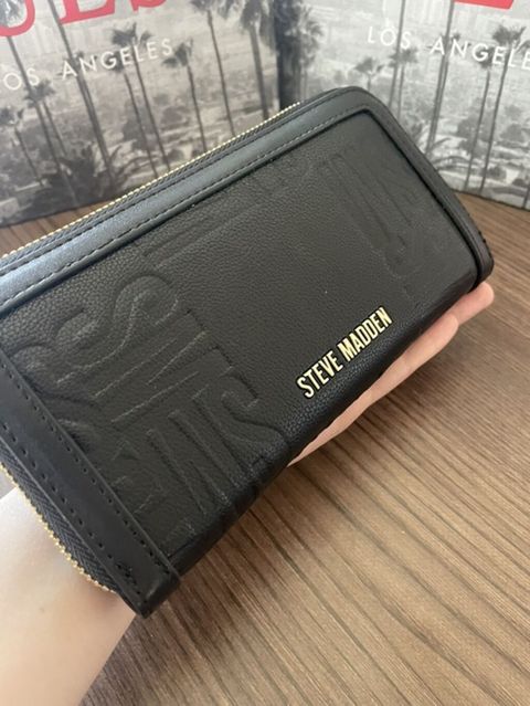 Steve Madden qadın pulqabı – qara rəng - Material: teksturaqlı — Bakı