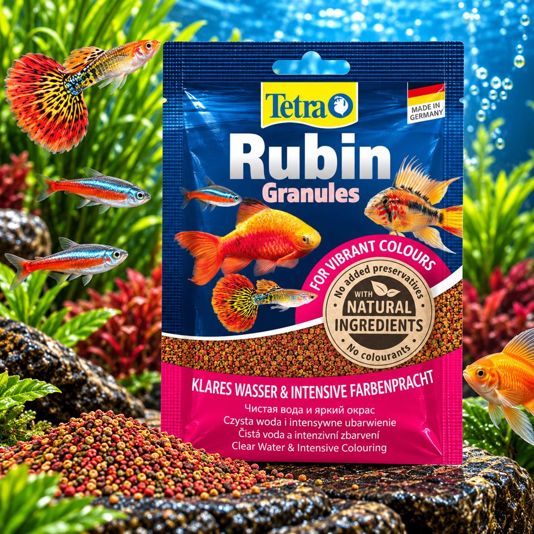 Balıqlar üçün quru yem Tetra Rubin Granules, 15 q — Mallar, Bakı